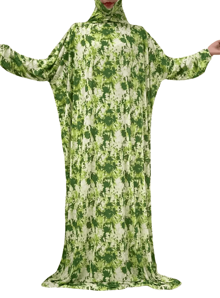 1 Piece Women Floral Salat Cover Prayer Dress (15 Designs) - www.DeeneeShop.com