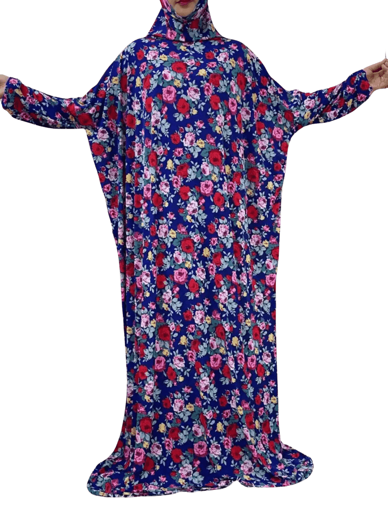 1 Piece Women Floral Salat Cover Prayer Dress (15 Designs) - www.DeeneeShop.com