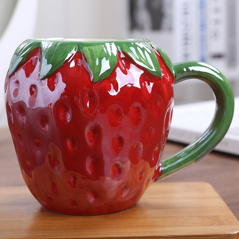 Ceramic Home Office Fruit Mug (7 Designs) - www.DeeneeShop.com