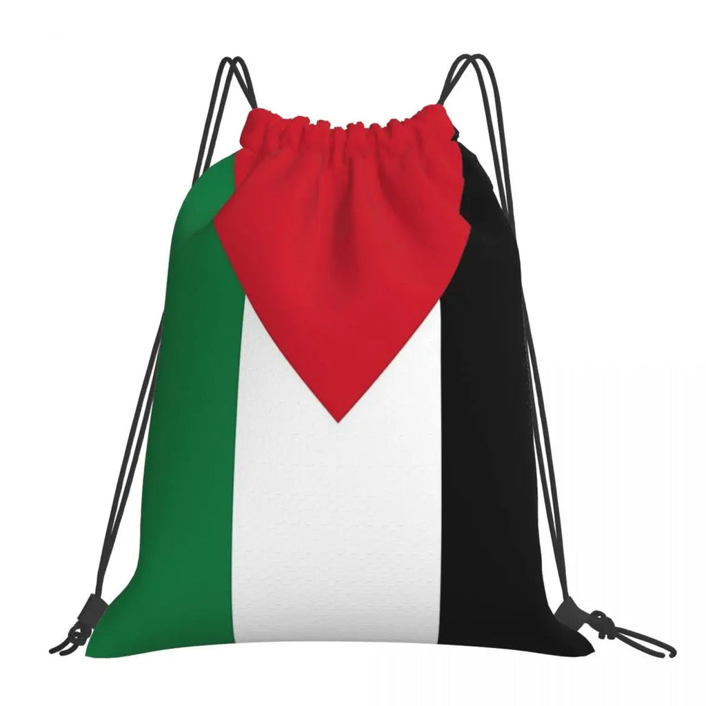Palestine Flag Drawstring Bag - www.DeeneeShop.com