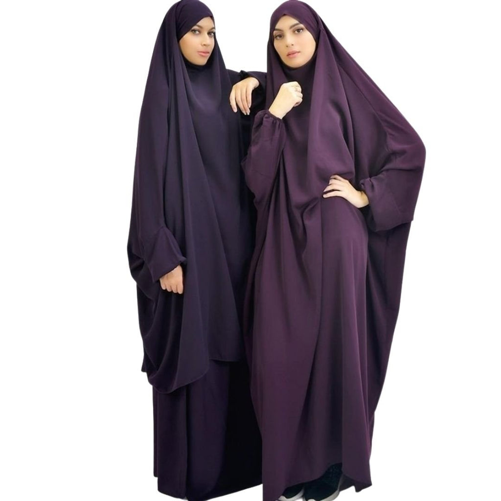 Women's 1 Piece Prayer Abaya Hijab Outfit Dress (8 Colors) - www.DeeneeShop.com