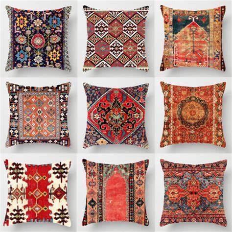 Update your room decor with Turkish/Persian-style Cushion Pillowcases