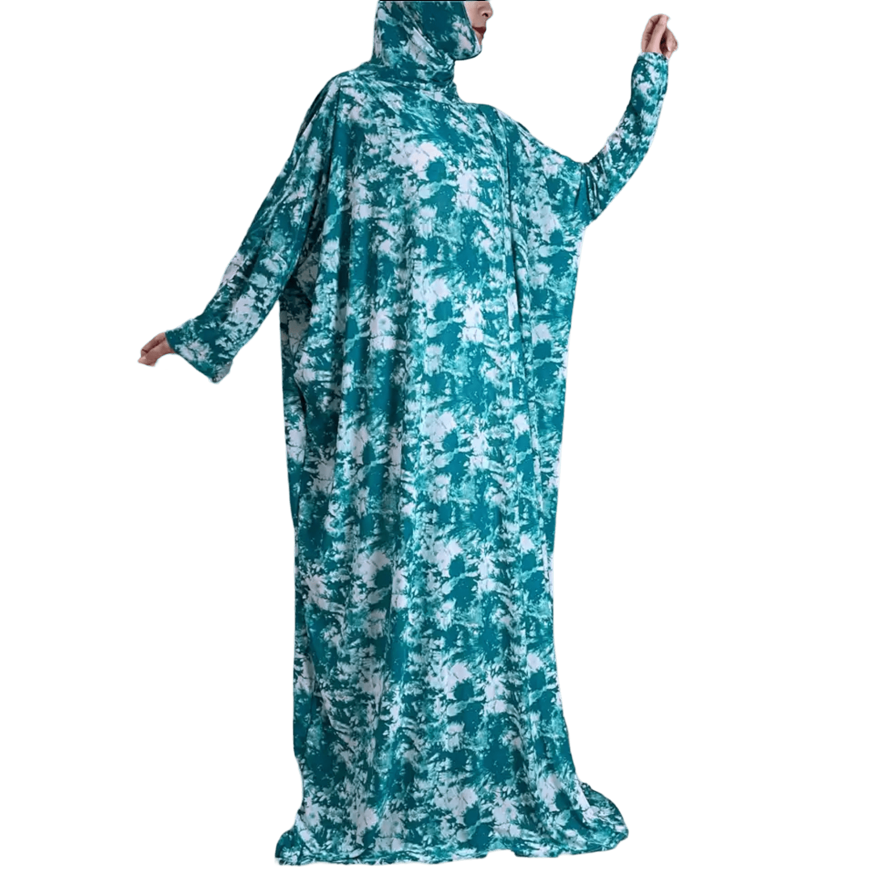 1 Piece Women Floral Salat Cover Prayer Dress (15 Designs) - www.DeeneeShop.com