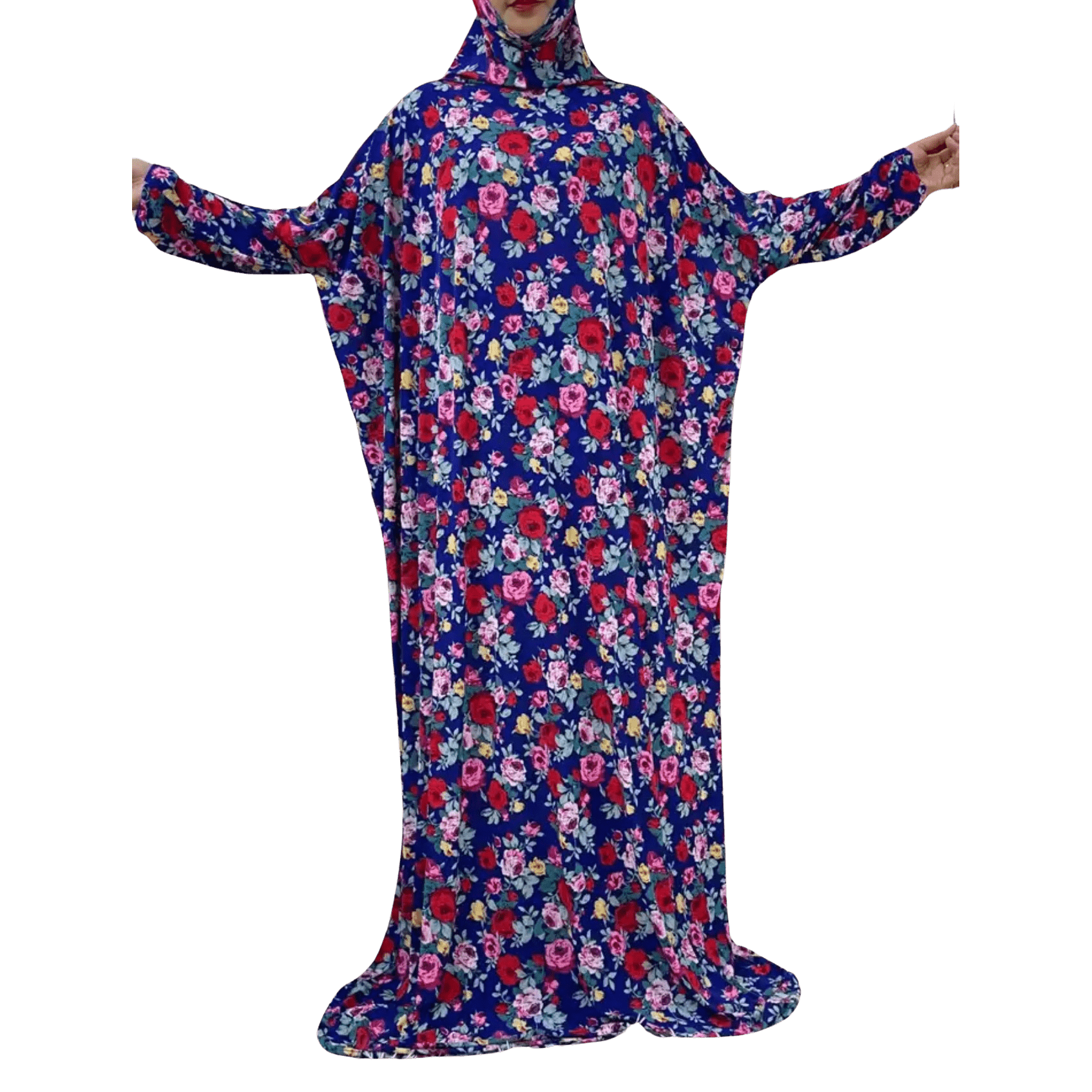 1 Piece Women Floral Salat Cover Prayer Dress (15 Designs) - www.DeeneeShop.com