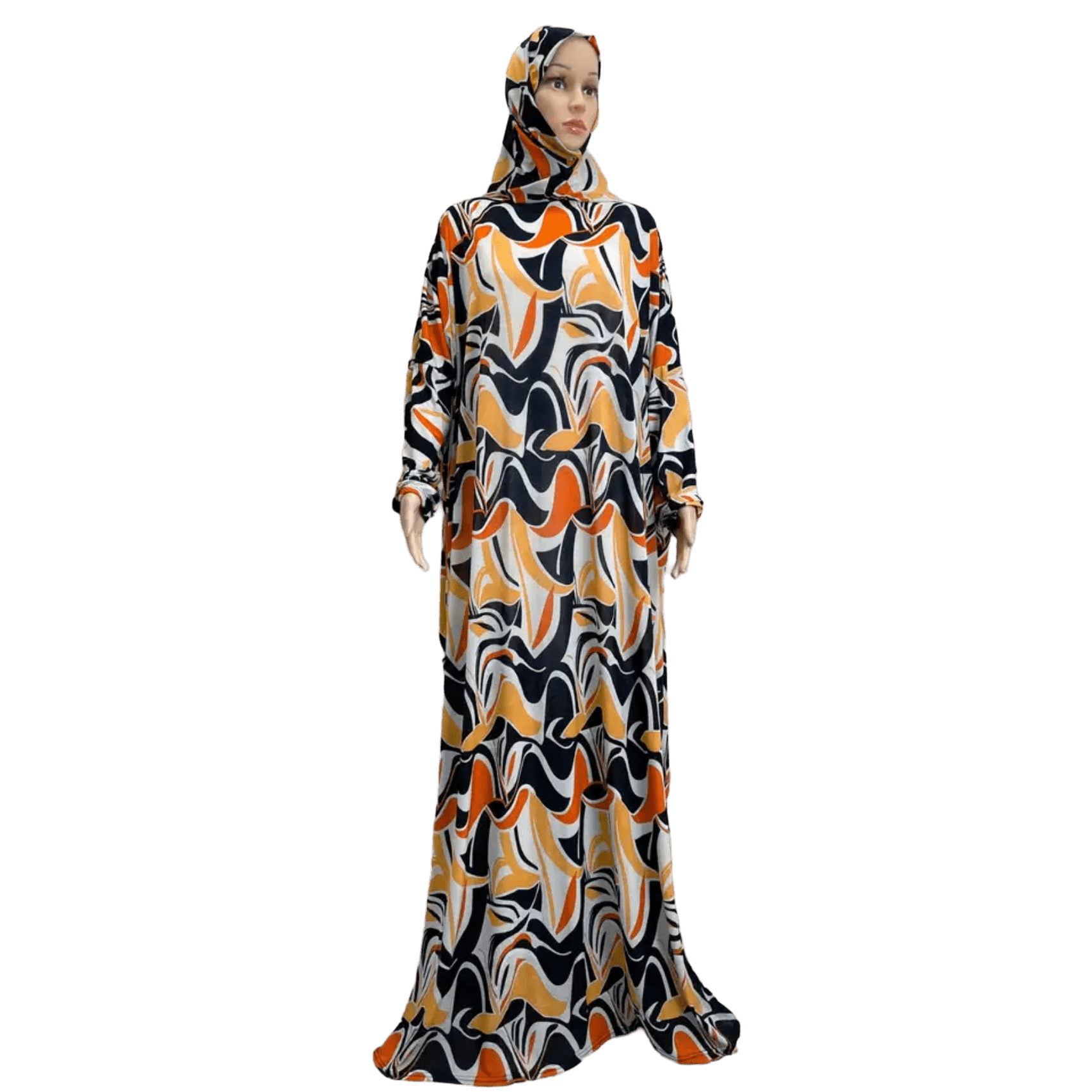 1 Piece Women Floral Salat Cover Prayer Dress (15 Designs) - www.DeeneeShop.com