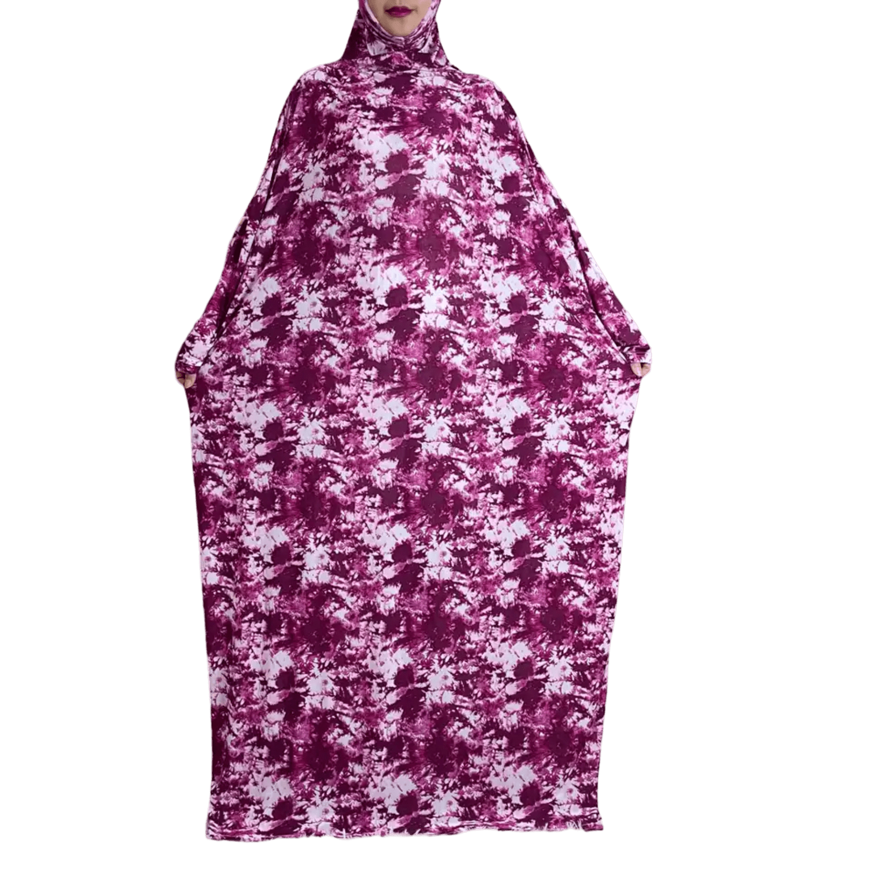 1 Piece Women Floral Salat Cover Prayer Dress (15 Designs) - www.DeeneeShop.com