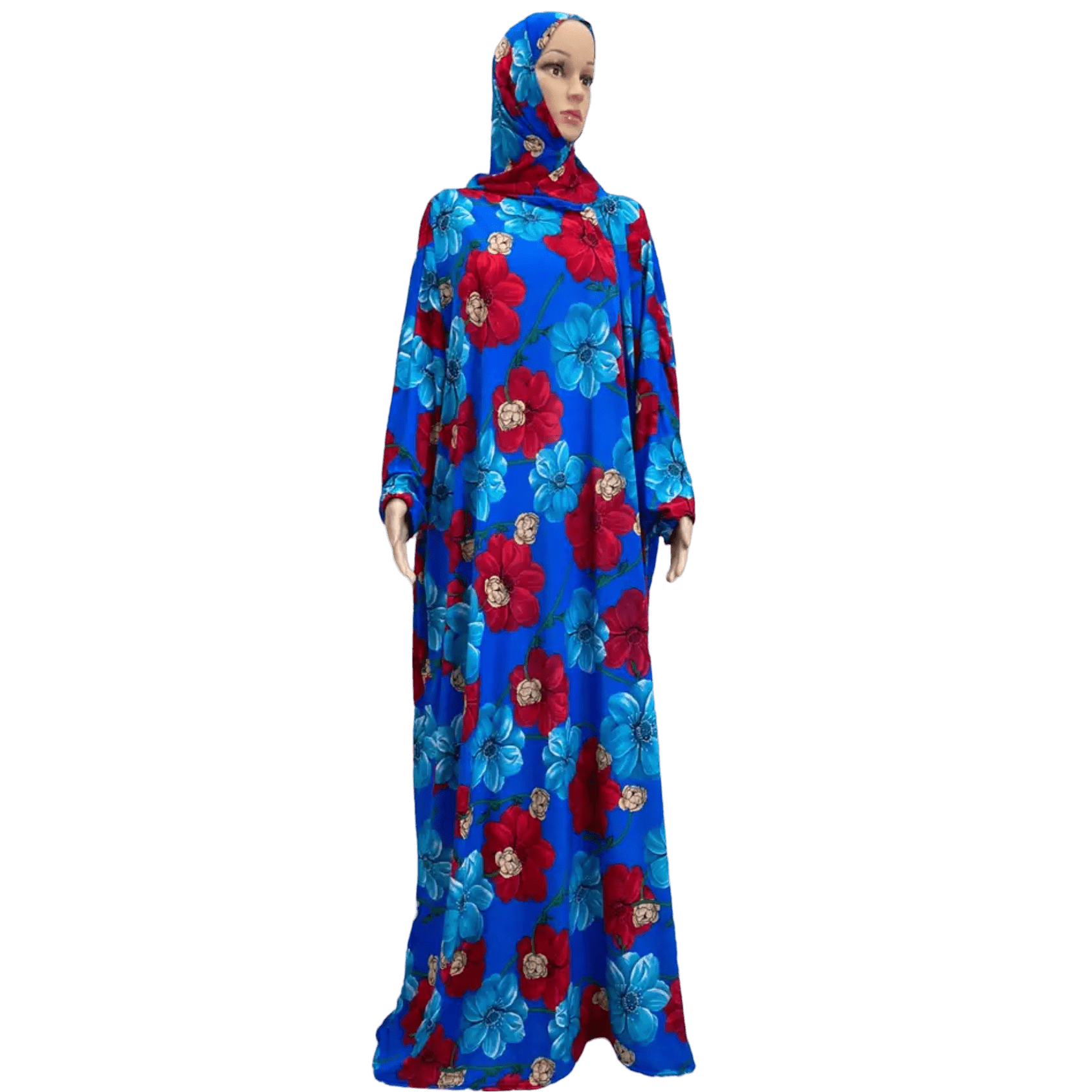 1 Piece Women Floral Salat Cover Prayer Dress (15 Designs) - www.DeeneeShop.com