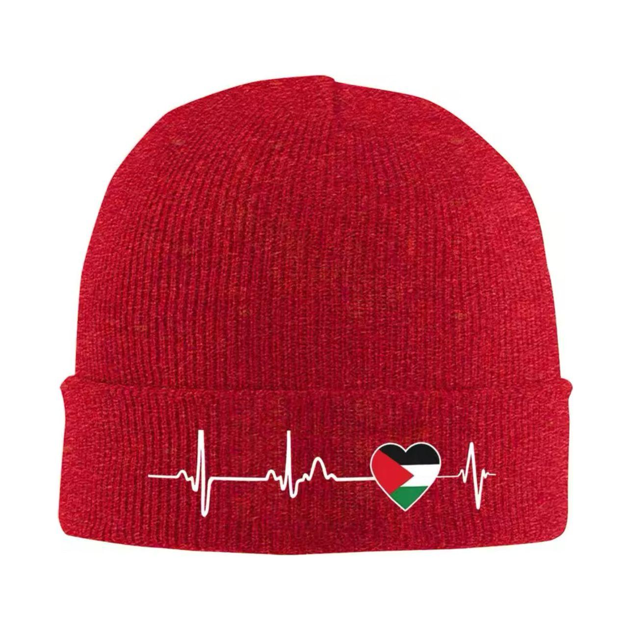 Palestine Knitted Cap Stretchy Warm Beanie Winter Hat for Men and Women (16 Styles, 6 Colors)