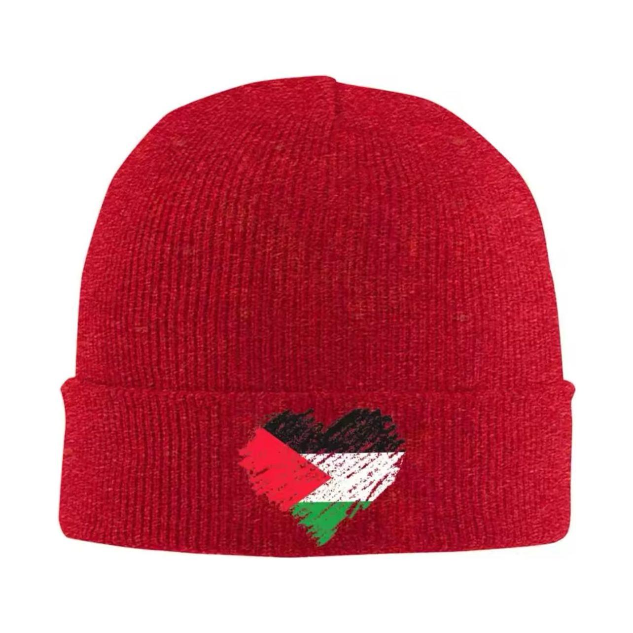 Palestine Knitted Cap Stretchy Warm Beanie Winter Hat for Men and Women (16 Styles, 6 Colors)