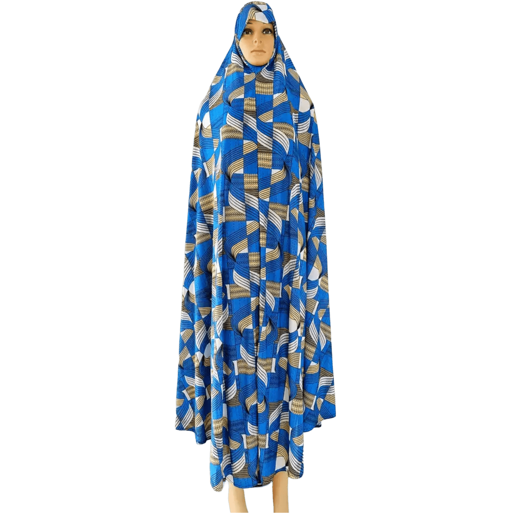 Floral 1 Piece Women's Salat Prayer Dress - 160 cm/63 in (16 Designs) - www.DeeneeShop.com