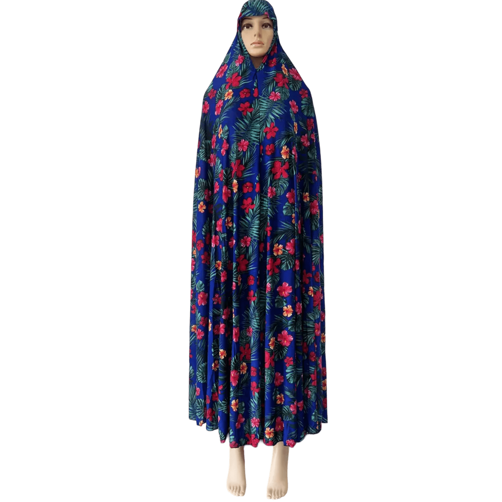 Floral 1 Piece Women's Salat Prayer Dress - 160 cm/63 in (16 Designs) - www.DeeneeShop.com