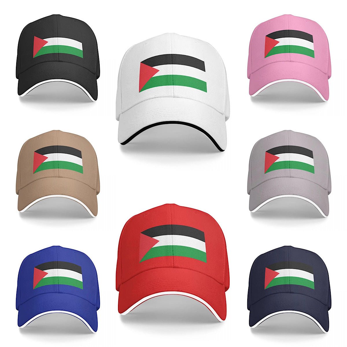 Palestine Baseball Cap Adjustable Golf Hat (8 Colors) - www.DeeneeShop.com