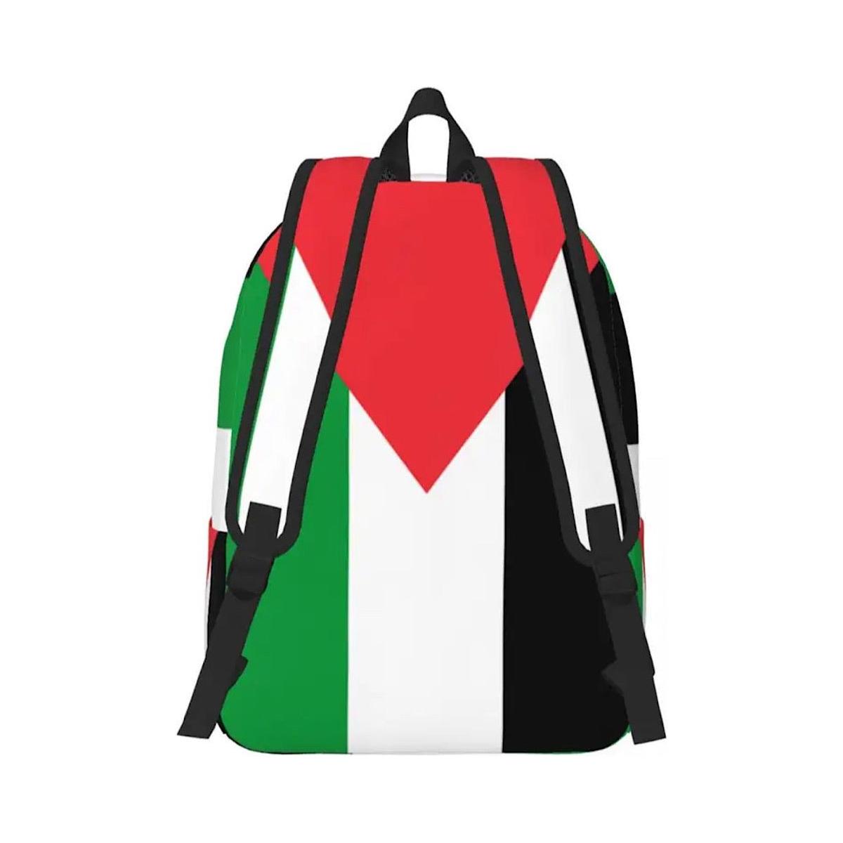 Palestine Casual Backpack with Side Pockets for Men and Women (Two Sizes, 19 Styles) - www.DeeneeShop.com