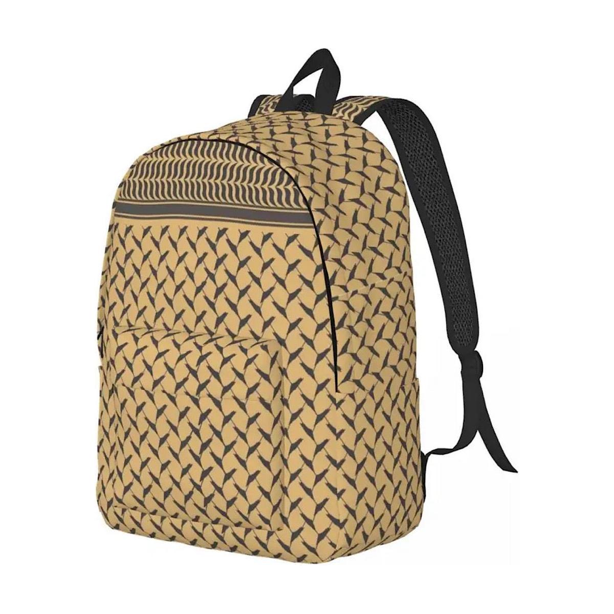 Palestine Casual Backpack with Side Pockets for Men and Women (Two Sizes, 19 Styles) - www.DeeneeShop.com