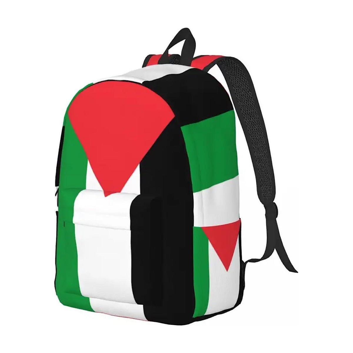 Palestine Casual Backpack with Side Pockets for Men and Women (Two Sizes, 19 Styles) - www.DeeneeShop.com