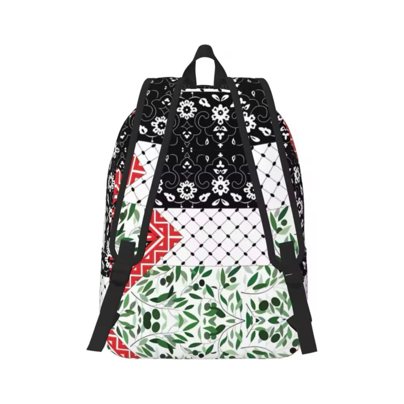 Palestine Casual Backpack with Side Pockets for Men and Women (Two Sizes, 27 Styles) - www.DeeneeShop.com