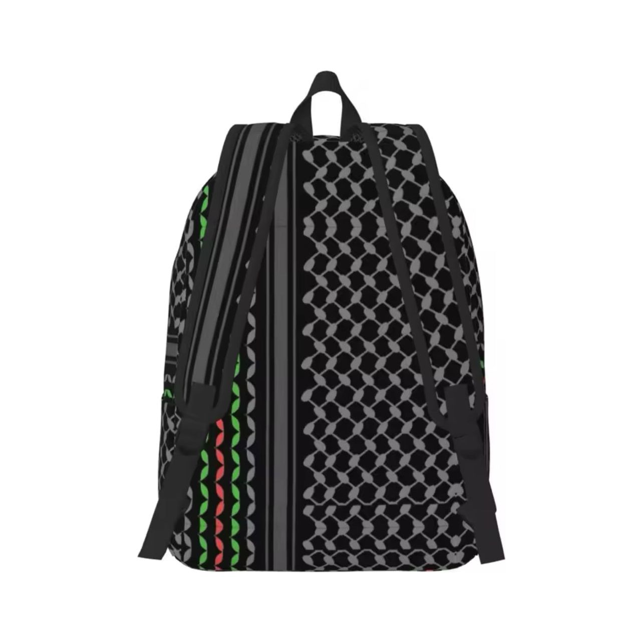 Palestine Casual Backpack with Side Pockets for Men and Women (Two Sizes, 27 Styles) - www.DeeneeShop.com