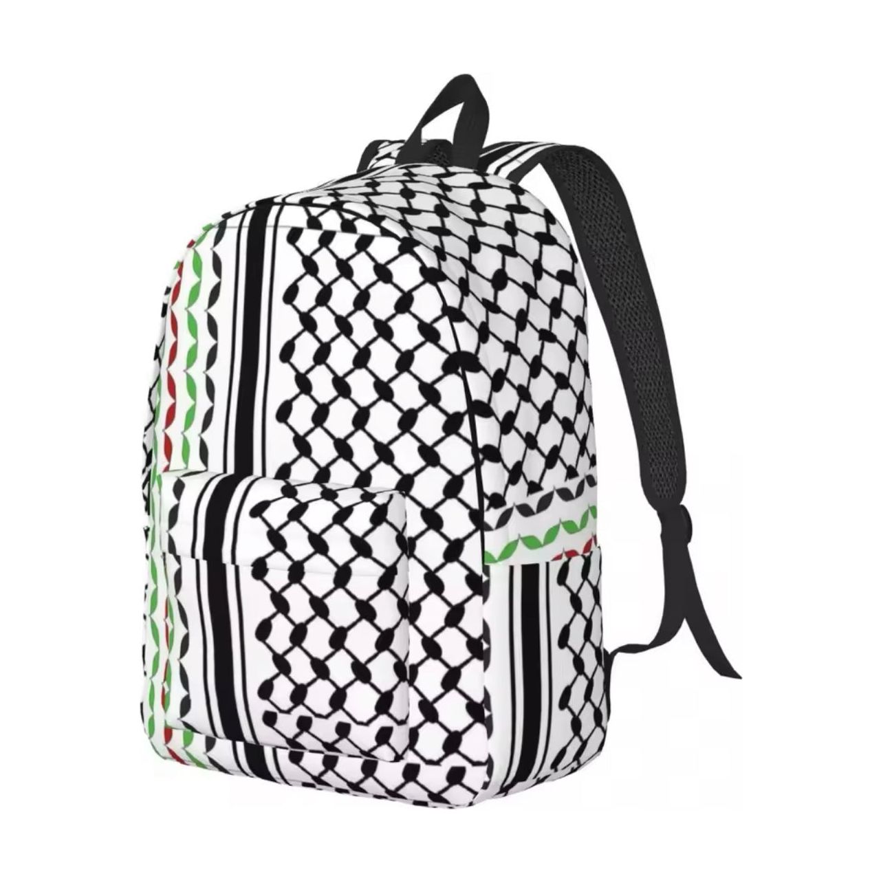 Palestine Casual Backpack with Side Pockets for Men and Women (Two Sizes, 27 Styles) - www.DeeneeShop.com