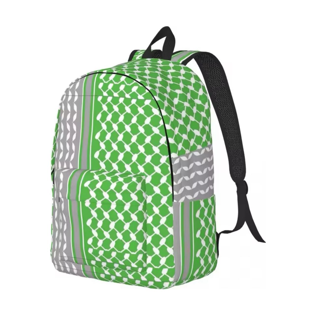 Palestine Casual Backpack with Side Pockets for Men and Women (Two Sizes, 27 Styles) - www.DeeneeShop.com