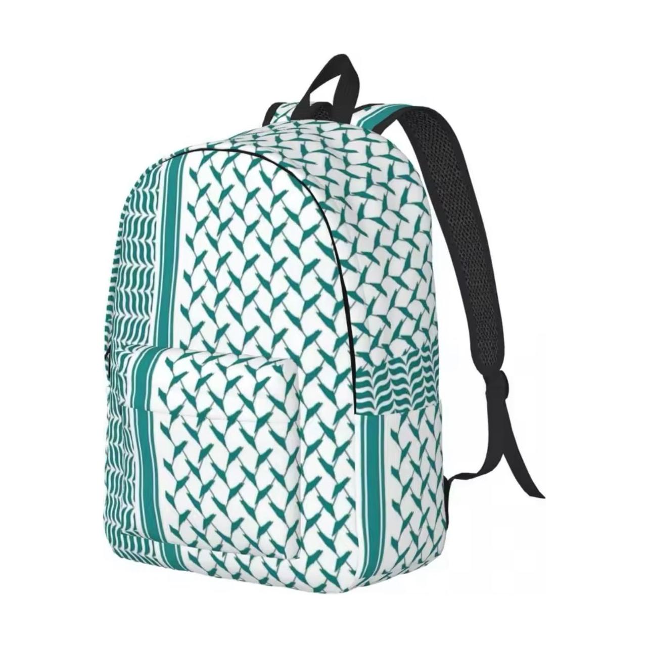 Palestine Casual Backpack with Side Pockets for Men and Women (Two Sizes, 27 Styles) - www.DeeneeShop.com