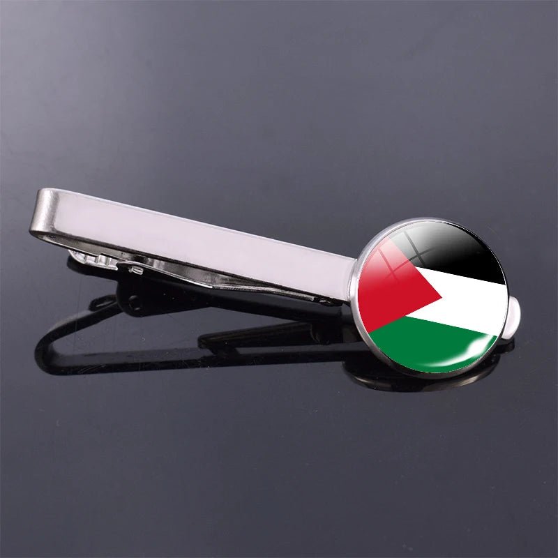 Palestine Flag Cufflinks or Tie Clip - www.DeeneeShop.com