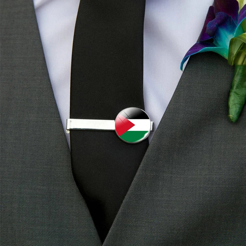 Palestine Flag Cufflinks or Tie Clip - www.DeeneeShop.com