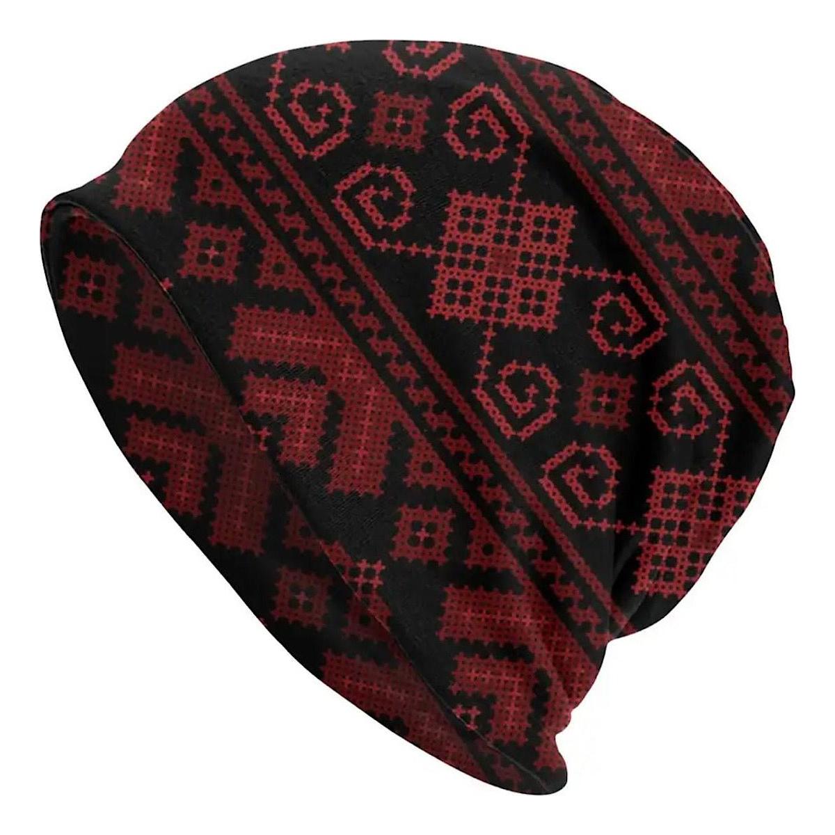 Palestine Hatta Keffiyeh Windproof Beanie Hat for Men & Women (35 Styles) - www.DeeneeShop.com