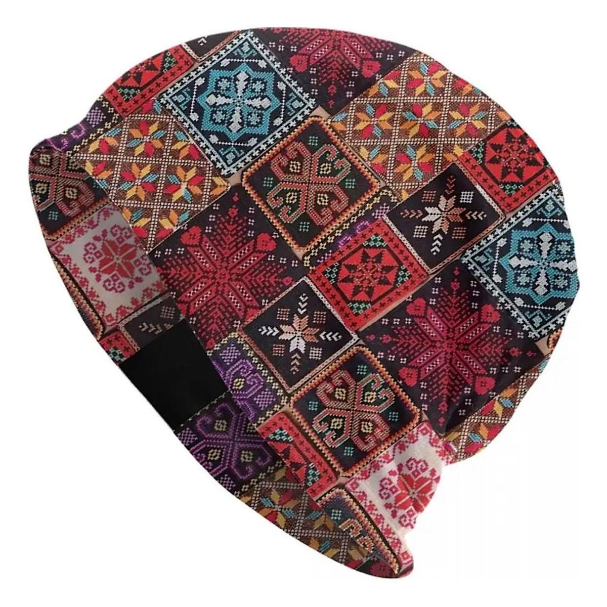 Palestine Hatta Keffiyeh Windproof Beanie Hat for Men & Women (35 Styles) - www.DeeneeShop.com