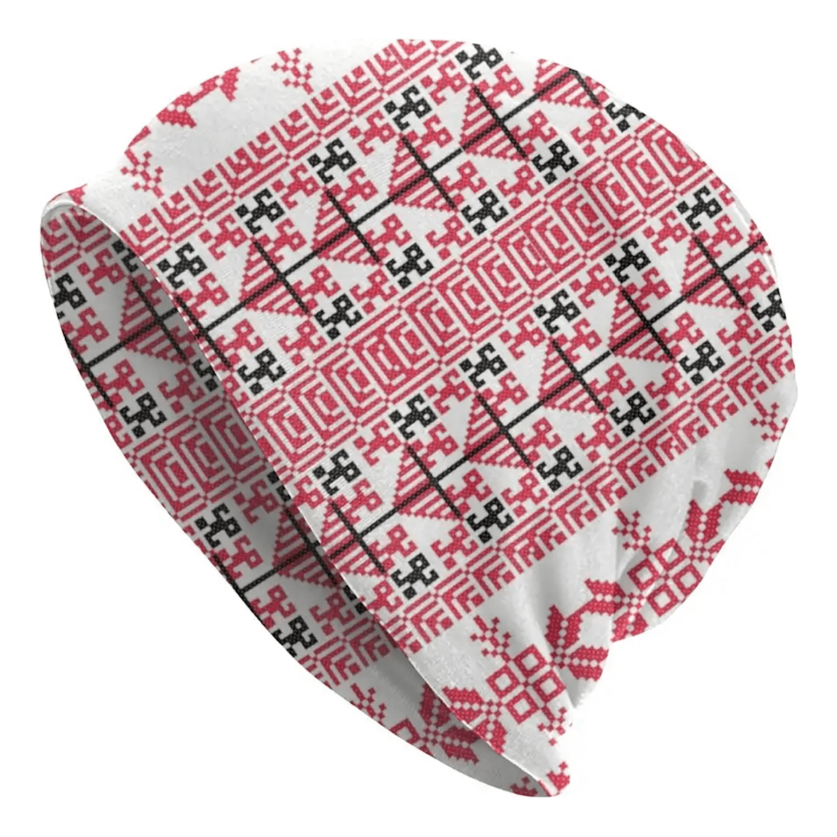 Palestine Hatta Keffiyeh Windproof Beanie Hat for Men & Women (35 Styles) - www.DeeneeShop.com