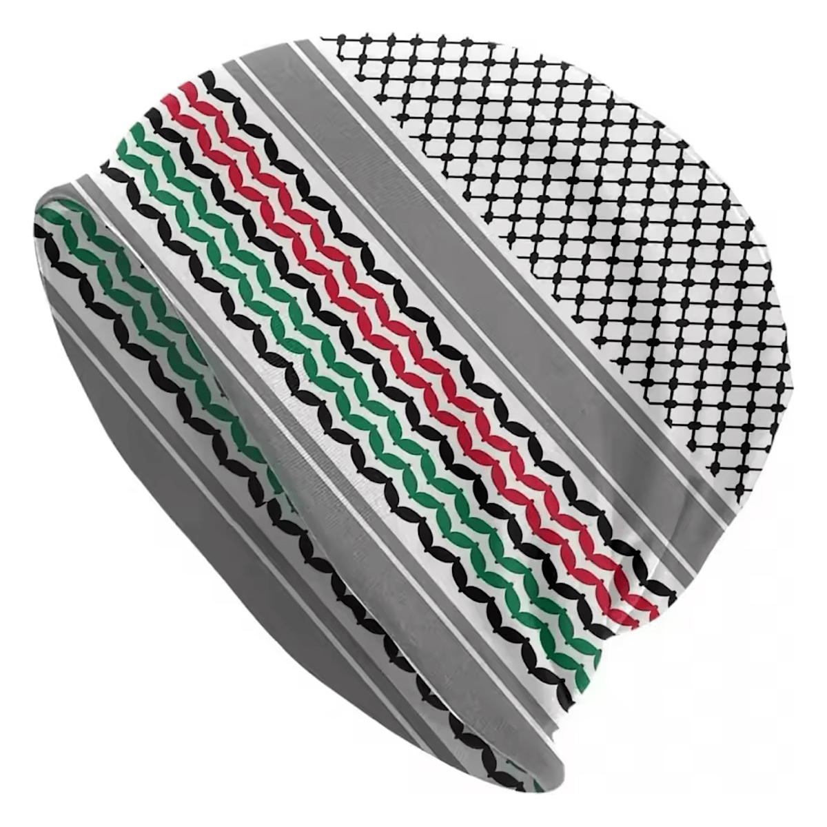 Palestine Hatta Keffiyeh Windproof Beanie Hat for Men & Women (45 Styles) - www.DeeneeShop.com