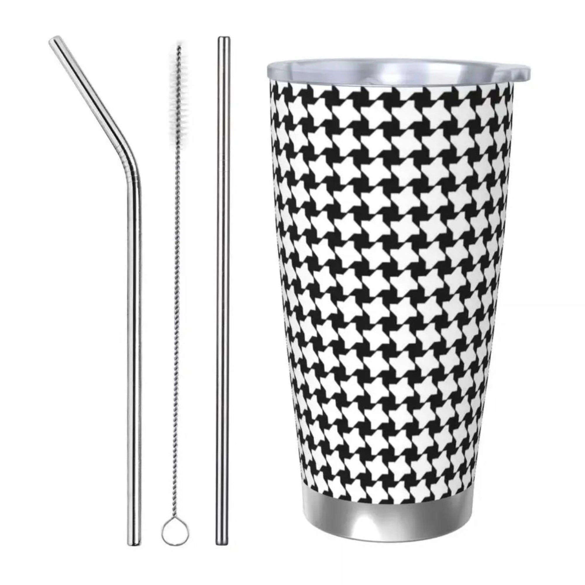 Palestine Tumbler Vacuum Insulated Cup with Lid & 2 Straws Spill Proof with Cleaning Brush (21 Styles) - www.DeeneeShop.com