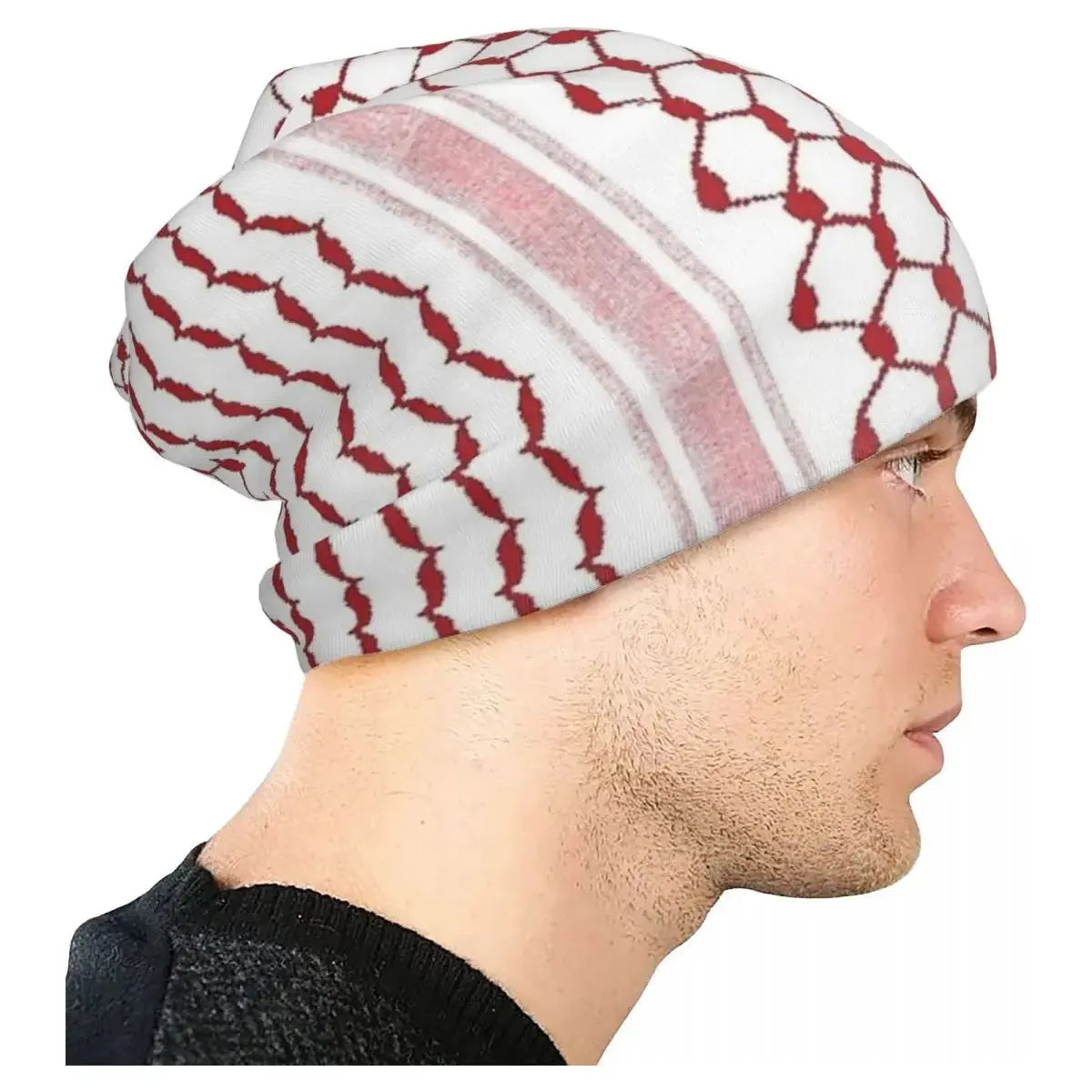 alestine Hatta Keffiyeh Windproof Beanie Hat for Men & Women - www.DeeneeShop.com