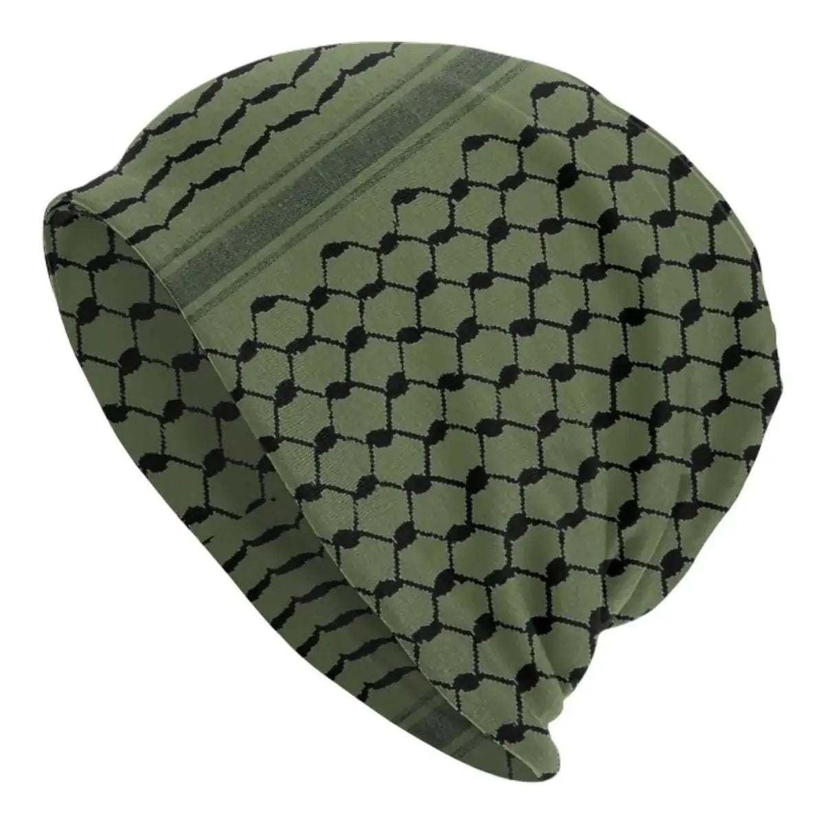 alestine Hatta Keffiyeh Windproof Beanie Hat for Men & Women - www.DeeneeShop.com