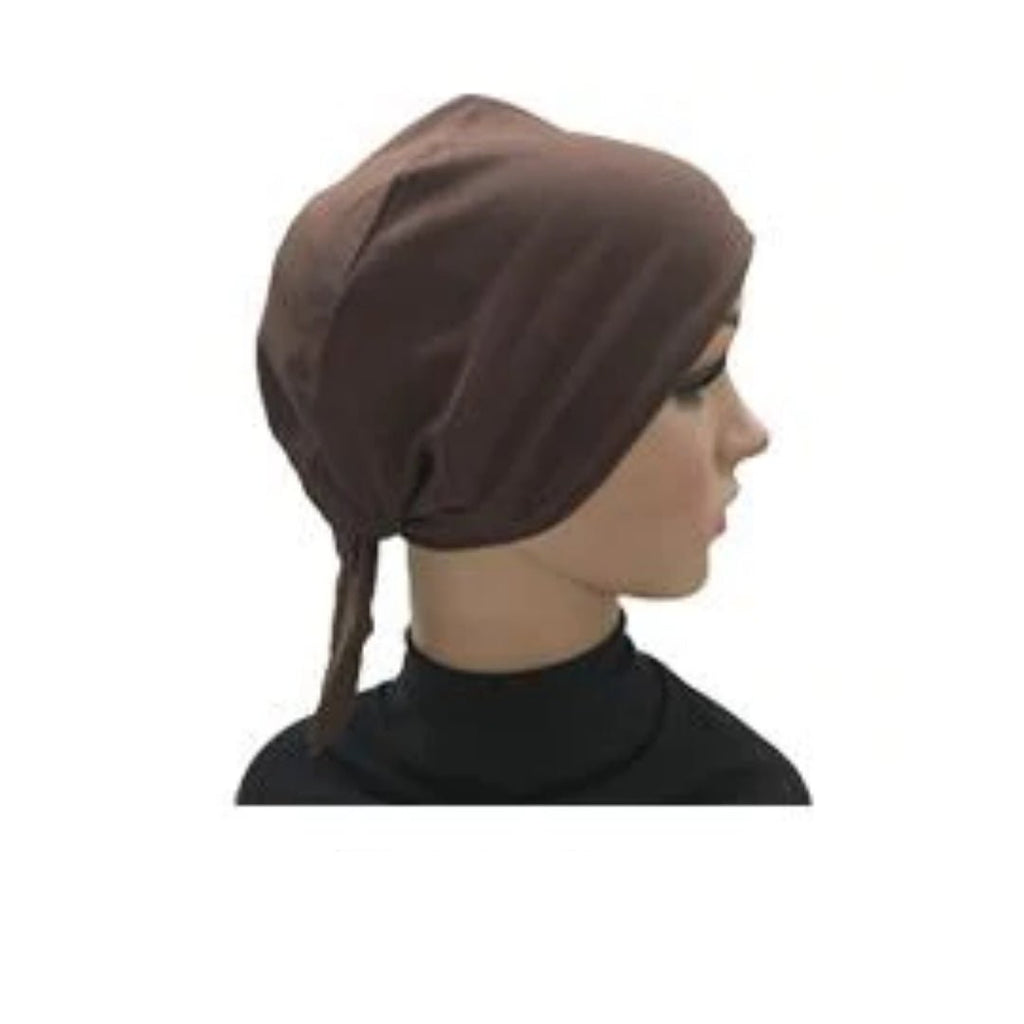 Cotton Ladies Headscarf Inner Hair Cap (Hijab Under Scarf) 20 Colors - www.DeeneeShop.com
