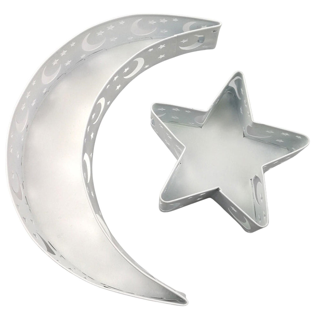 Eid Food Tray Moon And Star Ramadan Display Islamic Muslim Decorations Serving Tableware Treats Pastry Dates - www.DeeneeShop.com