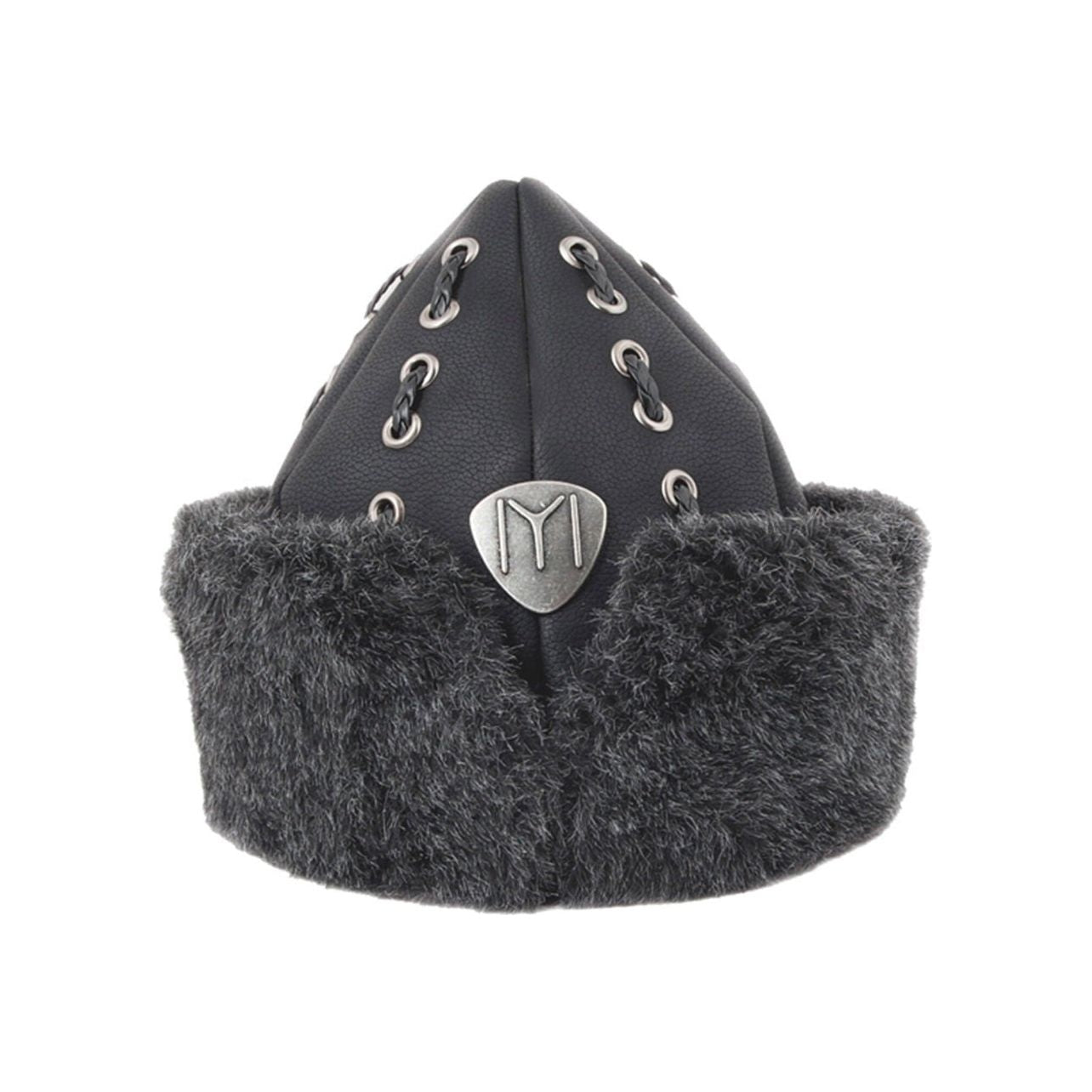 Ertugrul Ghazhi Dirilis Genuine Faux Leather Cap Kayi Tribe IYI Resurrection Turkish Ottoman Bork Hat 15 Styles (Made and Ships from Turkey) - www.DeeneeShop.com