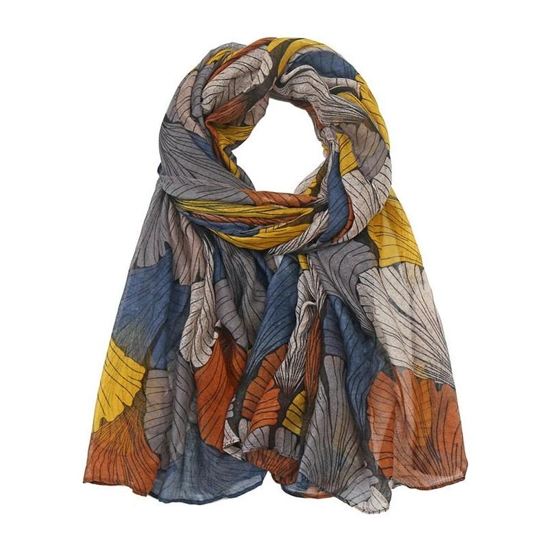 Muslim Women Scarf Viscose Cotton Big Petal Floral Voile Hijab Shawl Wrap Echarpe - www.DeeneeShop.com