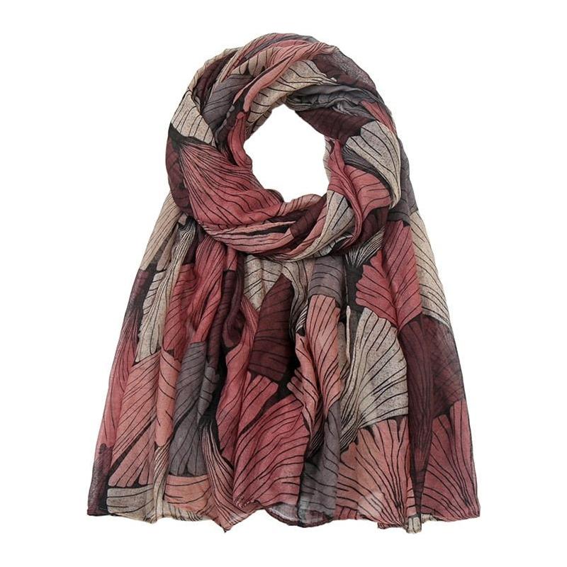 Muslim Women Scarf Viscose Cotton Big Petal Floral Voile Hijab Shawl Wrap Echarpe - www.DeeneeShop.com