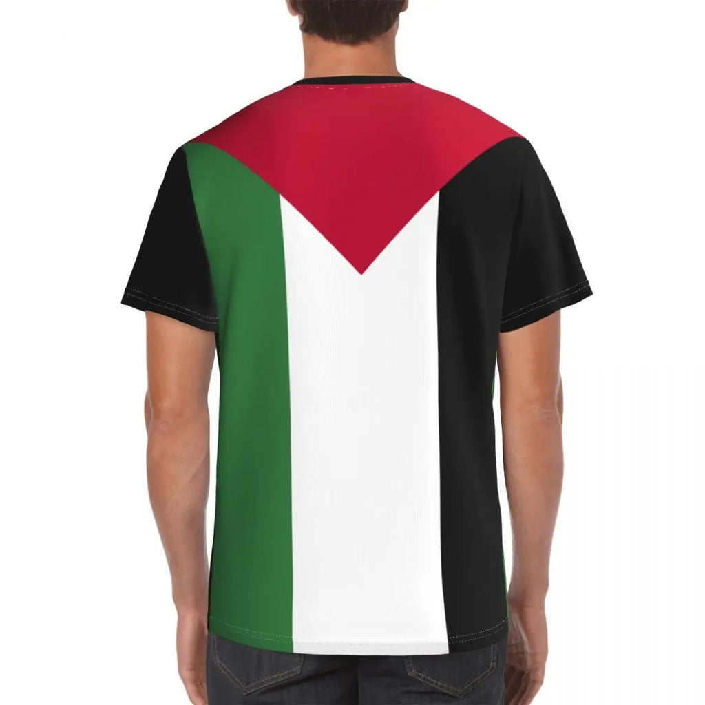 Palestine Flag Short Sleeve T-Shirt for Men & Women (6 Sizes) - www.DeeneeShop.com