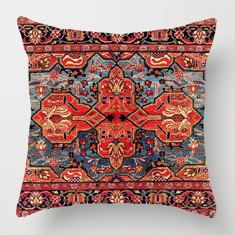 Persian Turkish Lumbar Linen Pillow/Pillowcase for Car Sofa Cushion - www.DeeneeShop.com
