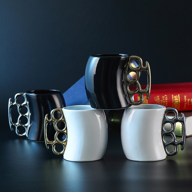 Special Ring Design Ceramic Coffee Mug (2 Colors) - www.DeeneeShop.com
