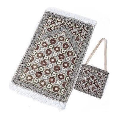 Travel Salah Mat/Muslim Prayer Rug Portable Lightweight with Travel Bag (3 Styles) - www.DeeneeShop.com