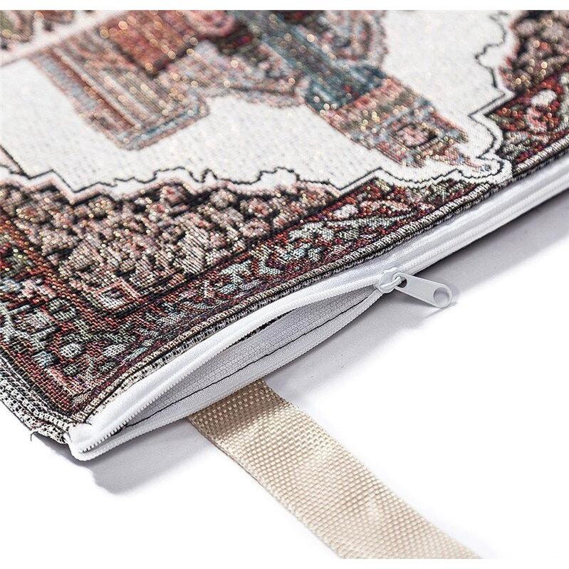 Travel Salah Mat/Muslim Prayer Rug Portable Lightweight with Travel Bag (3 Styles) - www.DeeneeShop.com