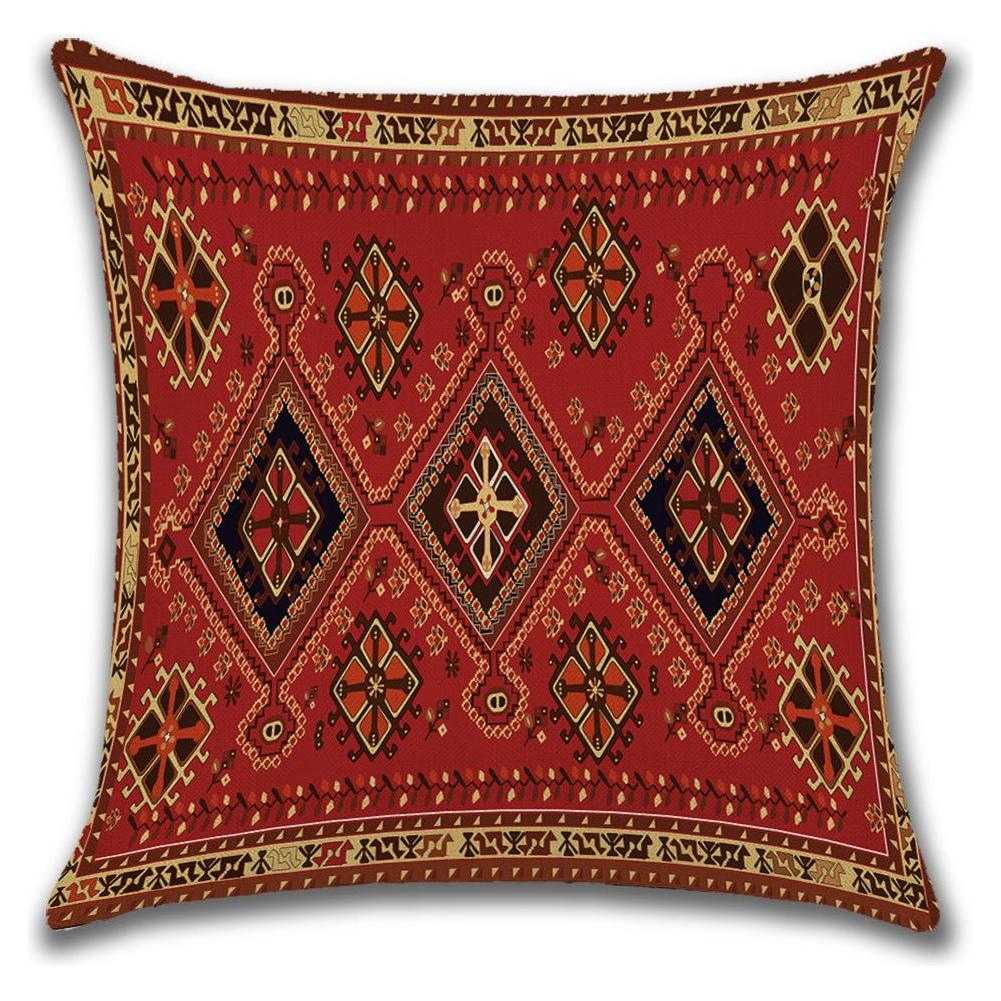 Turkish/Persian Style Linen Cushion Pillowcase (10 Designs) - www.DeeneeShop.com