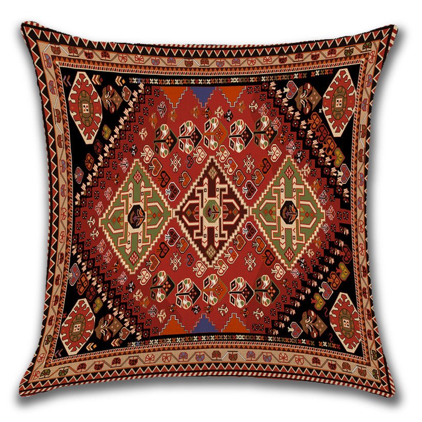 Turkish/Persian Style Linen Cushion Pillowcase (10 Designs) - www.DeeneeShop.com