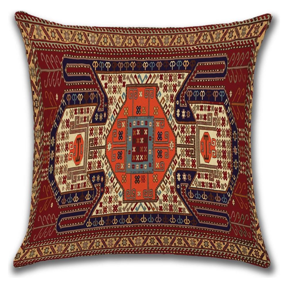 Turkish/Persian Style Linen Cushion Pillowcase (10 Designs) - www.DeeneeShop.com