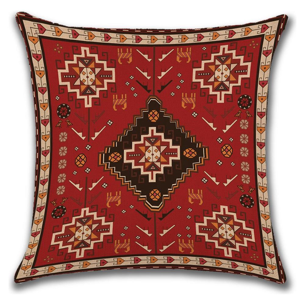 Turkish/Persian Style Linen Cushion Pillowcase (10 Designs) - www.DeeneeShop.com