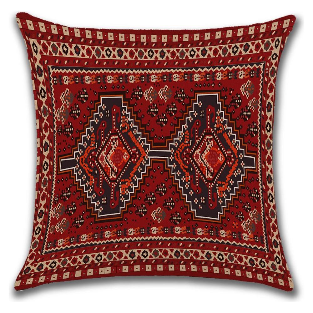 Turkish/Persian Style Linen Cushion Pillowcase (10 Designs) - www.DeeneeShop.com