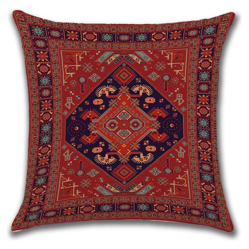 Turkish/Persian Style Linen Cushion Pillowcase (10 Designs) - www.DeeneeShop.com