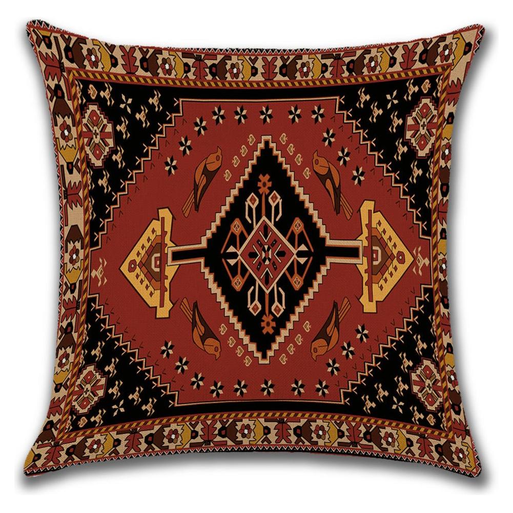 Turkish/Persian Style Linen Cushion Pillowcase (10 Designs) - www.DeeneeShop.com